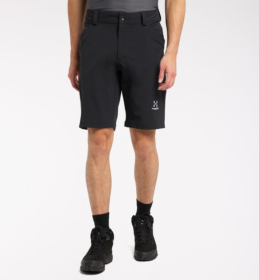 Haglöfs Morän Shorts Black For Mens KQAXS3924 Australia